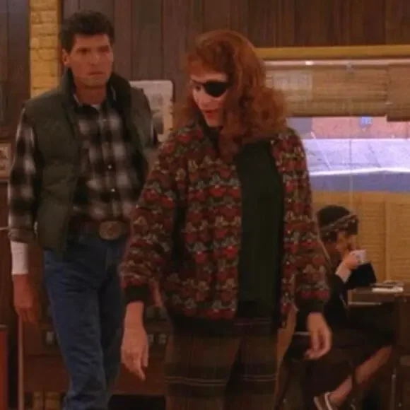 United Colors of Benetton Vintage Cardigan ASO Nadine Butler Hurley Twin Peaks S - Picture 12 of 16